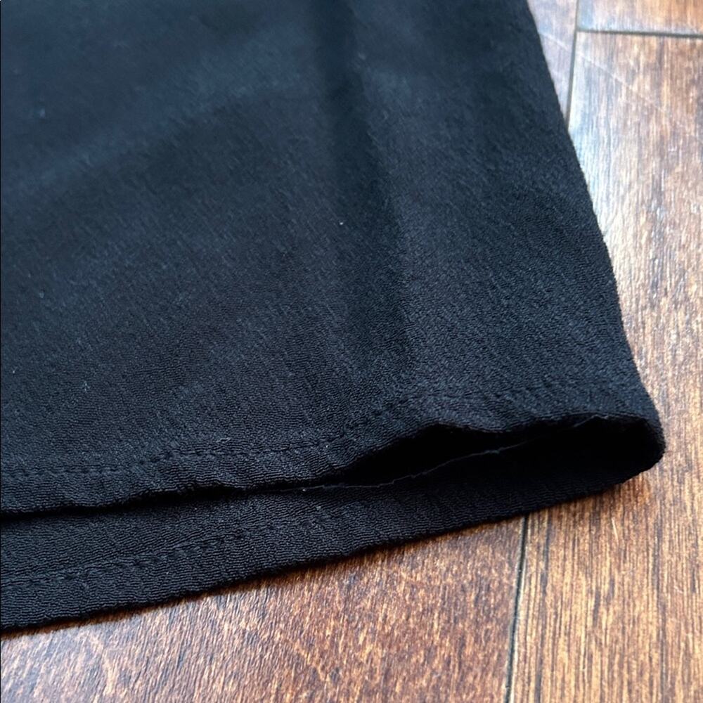 Chelsea28 Black Tiered Tea Length Dress with 3/4 Sleeves, Size XS - Picture 8 of 13